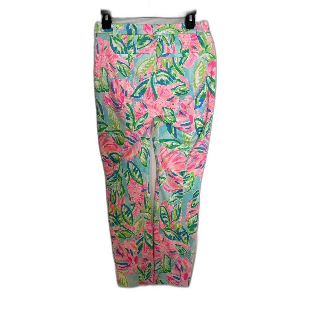 Lilly Pulitzer Kelly High Rise Skinny Ankle Pants Women's Size 2 Totally Blossom - Picture 9 of 11